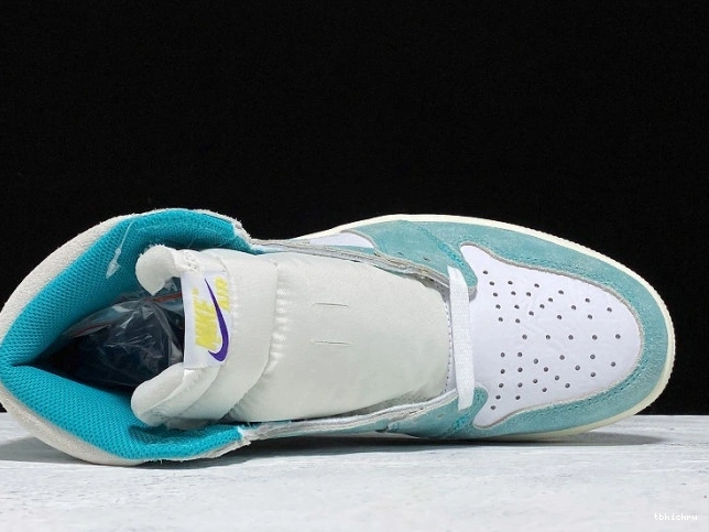 Rep TBkick Green Jordan 1 Air Turbo High 555088-311 Retro OG 0802